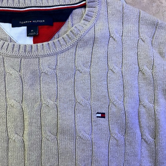 Beige knit Tommy Hilfiger sweater - Picture 2 of 3